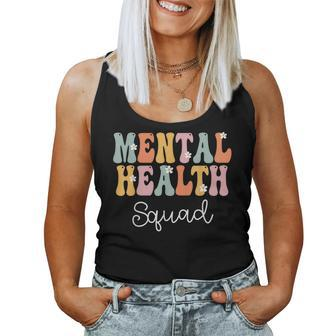 Mental Health Squad Week Groovy Appreciation Day For Women Tank Top - Seseable