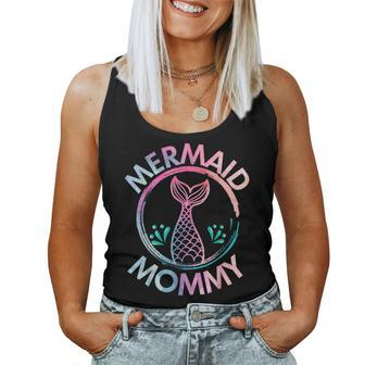 Mermaid Mommy Girls Birthday Women Tank Top | Mazezy