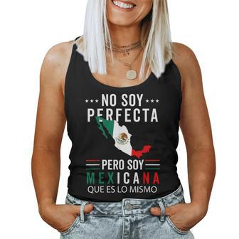 Mexican Flag Mujer Mexicana Mexico Heritage Slang Women Tank Top - Seseable