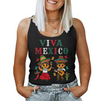 Mexican Independence Viva Mexico Boy Girl Maracas Guitar Women Tank Top | Mazezy DE