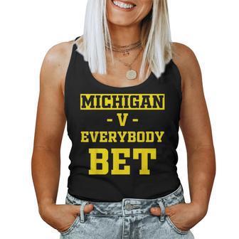 Michigan Bet For Michigan Bet Women Tank Top | Mazezy UK