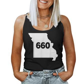 Missouri 660 Area Code Women Tank Top | Mazezy