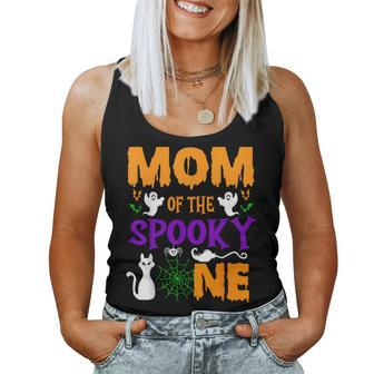 Mom Halloween 1St Birthday Mom Of The Spooky One Boy Women Tank Top - Seseable