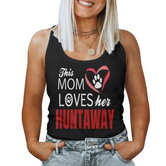 This Mom Loves Her Huntaway Dog Women Tank Top | Mazezy