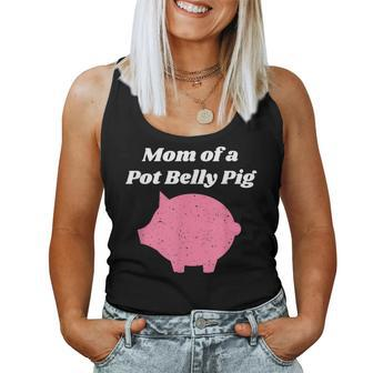 Mom Of A Pot Belly Pig Baby Piglet Women Tank Top | Mazezy