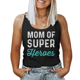 Mom Of Super Heroes Mommy Superhero Movie For Mom Women Tank Top | Mazezy