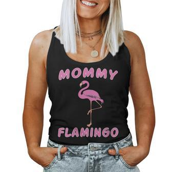Mommy Bird Flamingo - Family Matching Bird Pink Women Tank Top | Mazezy