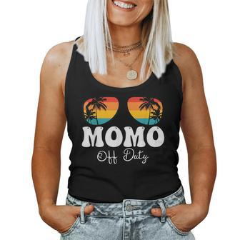Momo Women Off Duty Sunglasses Grandma Hello Summer Sunset Women Tank Top | Mazezy