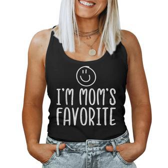 Moms Favorite Sarcastic Humor Funny Sibling Women Tank Top Basic Casual Daily Weekend Graphic - Seseable