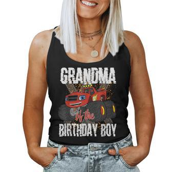 Monster Truck Family Matching Party Grandma Of The Birthday Women Tank Top | Mazezy AU