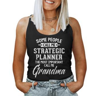 For A Strategic Planner Grandma Women Tank Top | Mazezy DE