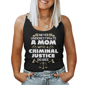 Mother's Day Never Underestimate A Mom Women Tank Top - Seseable