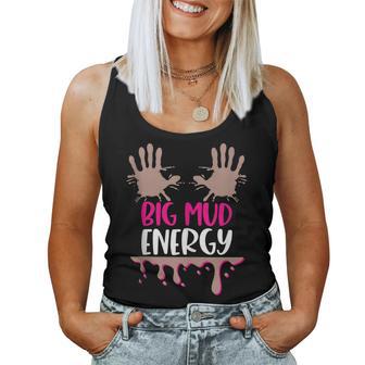 Mud Run Team Women Big Mud Energy Mud Race Muddy Handprints Women Tank Top Basic Casual Daily Weekend Graphic - Seseable