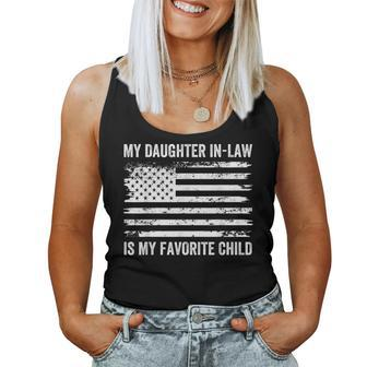 My Daughter In Law Is My Favorite Child Father In Law Day Women Tank Top Basic Casual Daily Weekend Graphic - Thegiftio UK