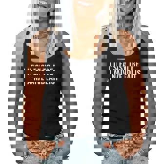 Naive Idealist Naive Saying Sarcastic Quote Idealism Women Tank Top | Mazezy