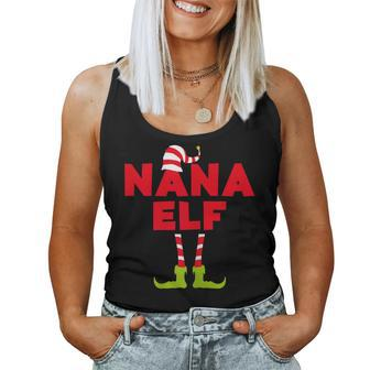 Nana Elf Matching Christmas Costume Women Tank Top - Thegiftio UK