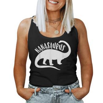 Nanasaurus Nana T Saurus Dinosaur Mother Day Dino Women Tank Top | Mazezy