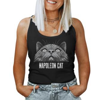 Napoleon Cat Cat Lover Minuet Cat Kitten Cat Themed Cat Mom Women Tank Top | Mazezy