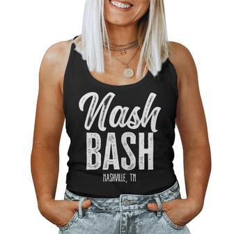 Nash Bash Drinking Party Women Tank Top | Mazezy