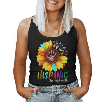 National Hispanic Heritage Month Sunflower All Countries Women Tank Top | Mazezy