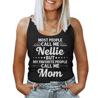 Nellie Name Mother's Day Personalized Mom Women Tank Top | Mazezy CA
