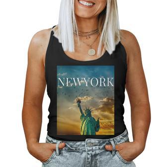 Newyork Vacation Liberty Vacation Women Tank Top | Mazezy