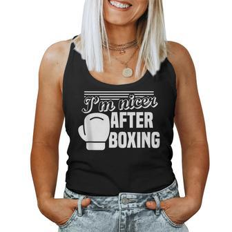 Im Nicer After Boxing Boxer Women Tank Top | Mazezy