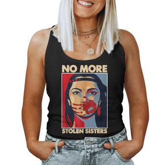 No More Stolen Sisters Native Americans Honor Awareness Women Tank Top Basic Casual Daily Weekend Graphic - Thegiftio UK