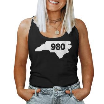 North Carolina 980 Area Code Women Tank Top | Mazezy