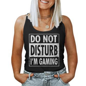Do Not Disturb Im Gaming Women Tank Top | Mazezy UK
