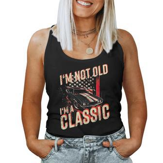 Im Not Old Im A Classic Car Graphic Mens & Womens Women Tank Top | Mazezy