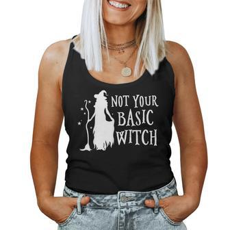 Not Your Basic Witch Halloween Costume Women Tank Top - Monsterry UK