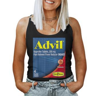 Nurse Pharmacy Halloween Costume Advil Ibuprofen Tablets Women Tank Top - Seseable