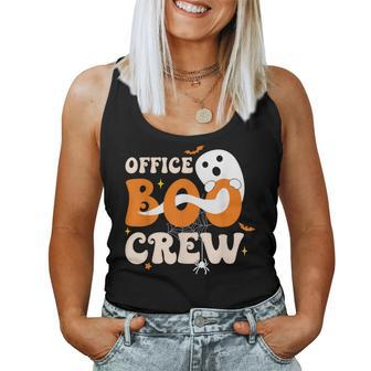 Office Boo Crew Ghost Halloween Teacher Office Crew Group Women Tank Top - Monsterry CA