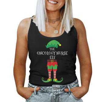Oncology Nurse Elf Matching Christmas Party Pajama Women Tank Top Basic Casual Daily Weekend Graphic - Thegiftio UK