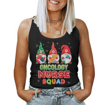 Oncology Nurse Squad Christmas Gnomes Ugly Sweater Gnome Women Tank Top - Thegiftio