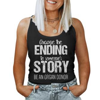 Organ Transplant Change Ending To Someone's Story Women Tank Top | Mazezy