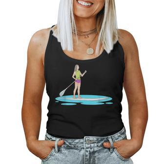 Paddleboarding Women Stand Up Paddle Board Sup Women Tank Top | Mazezy