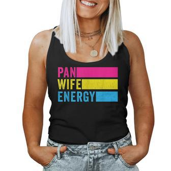 Pan Wife Energy Pansexual Pride Pansexuality Lgbtq Women Tank Top | Mazezy