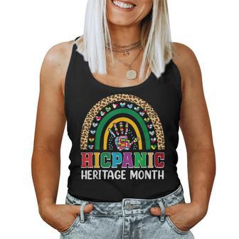 Hispanic Heritage Month Latino Countries Flags Rainbow Women Tank Top - Seseable
