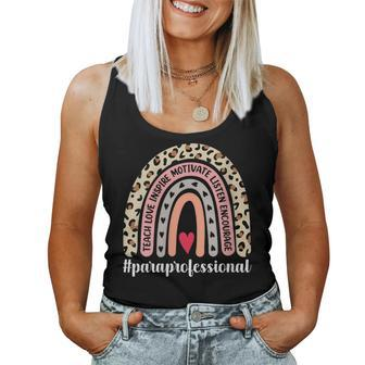 Paraprofessional Really Tired At Night Paraeducator Teacher Women Tank Top | Mazezy UK