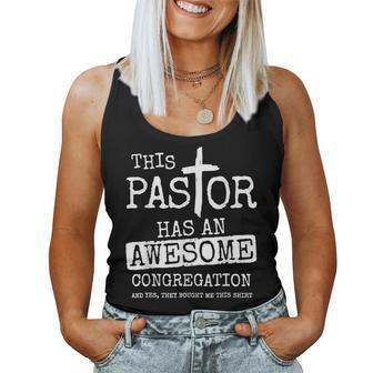 This Pastor Has An Awesome Congregation Jesus Women Tank Top - Seseable