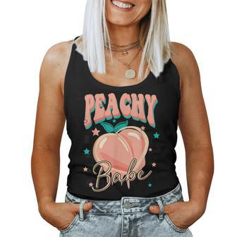 Peachy Babe Inspirational Women's Graphic Women Tank Top | Mazezy