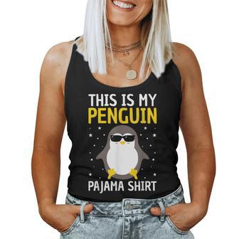 Penguin Pajama Men Women Kid Penguin Lover Penguin Pjs Women Tank Top Basic Casual Daily Weekend Graphic - Seseable