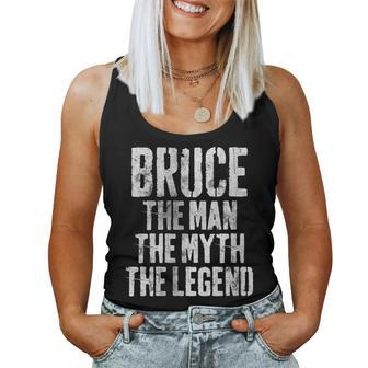 Personalized Bruce The Man The Myth The Legend Women Tank Top - Monsterry CA