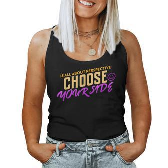 Is All About Perspective-Quotes Men's & Women Women Tank Top | Mazezy