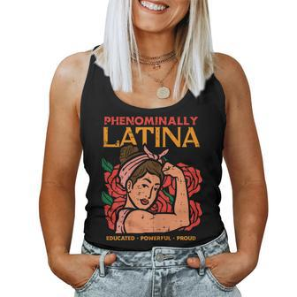 Phenominally Latina Rosie Hispanic Heritage Month Women Tank Top - Monsterry