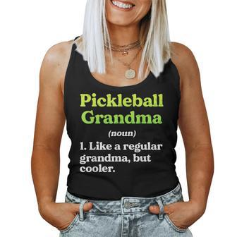 Pickleball Grandma Definition Regular But Cooler Women Tank Top | Mazezy