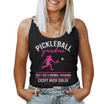 Pickleball Grandma Pickleball Player Grandmother Paddle Ball Women Tank Top | Mazezy