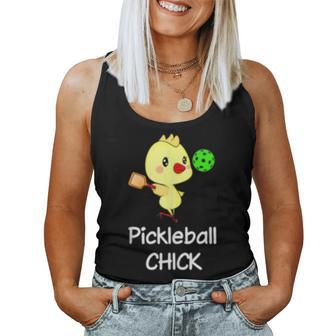 Pickleball Pickle Ball Chick Player Women Tank Top | Mazezy